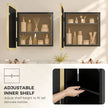 Natural wood mirror cabinet – image 6