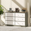 Wide 6-drawer chest of drawers – image 9