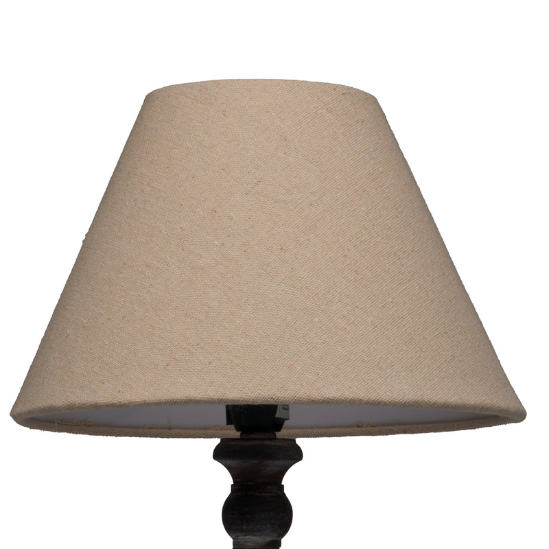Linen shade on the Incia lamp