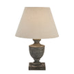 Incia Urn Wooden Table Lamp with Linen Shade – 51cm, additional product view 3