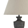 Incia Urn Wooden Table Lamp with Linen Shade – 51cm, additional product view 4