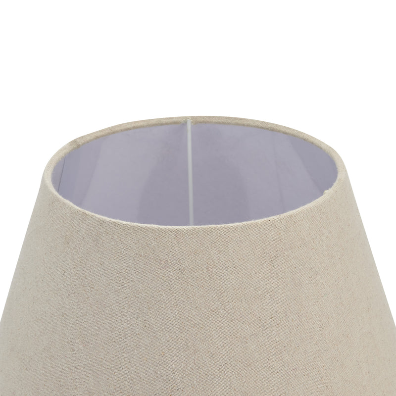 Incia Urn Wooden Table Lamp with Linen Shade – 51cm, additional product view 5