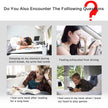Portable inflatable travel pillow for flights, trains and office naps