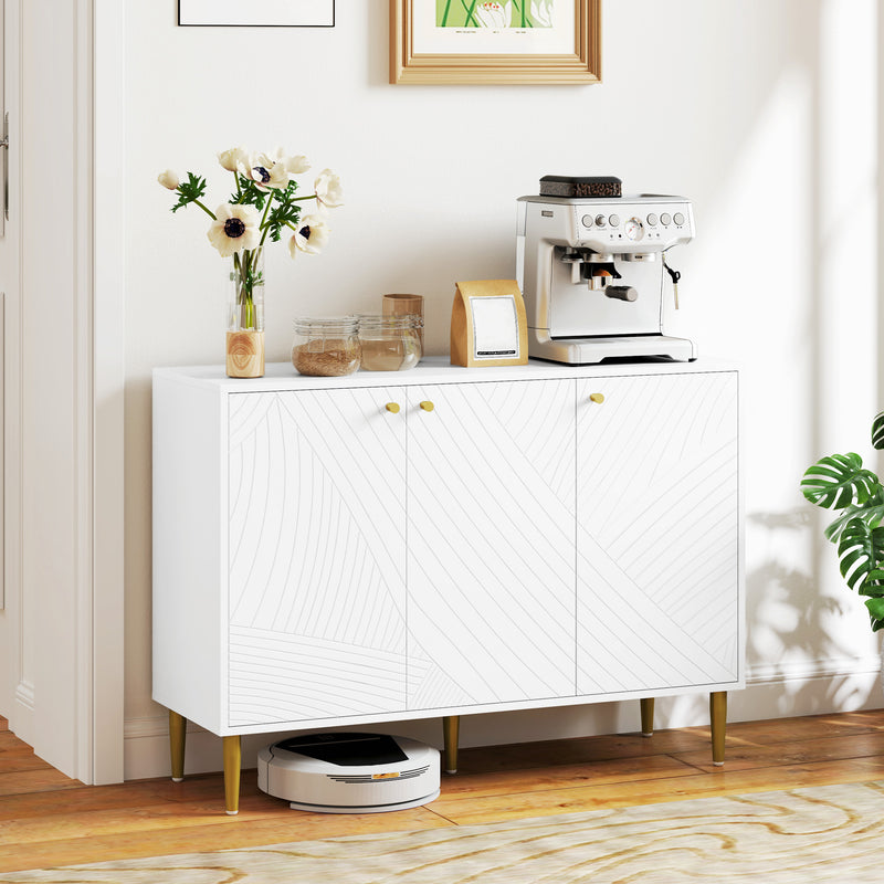White & gold sideboard – image 10