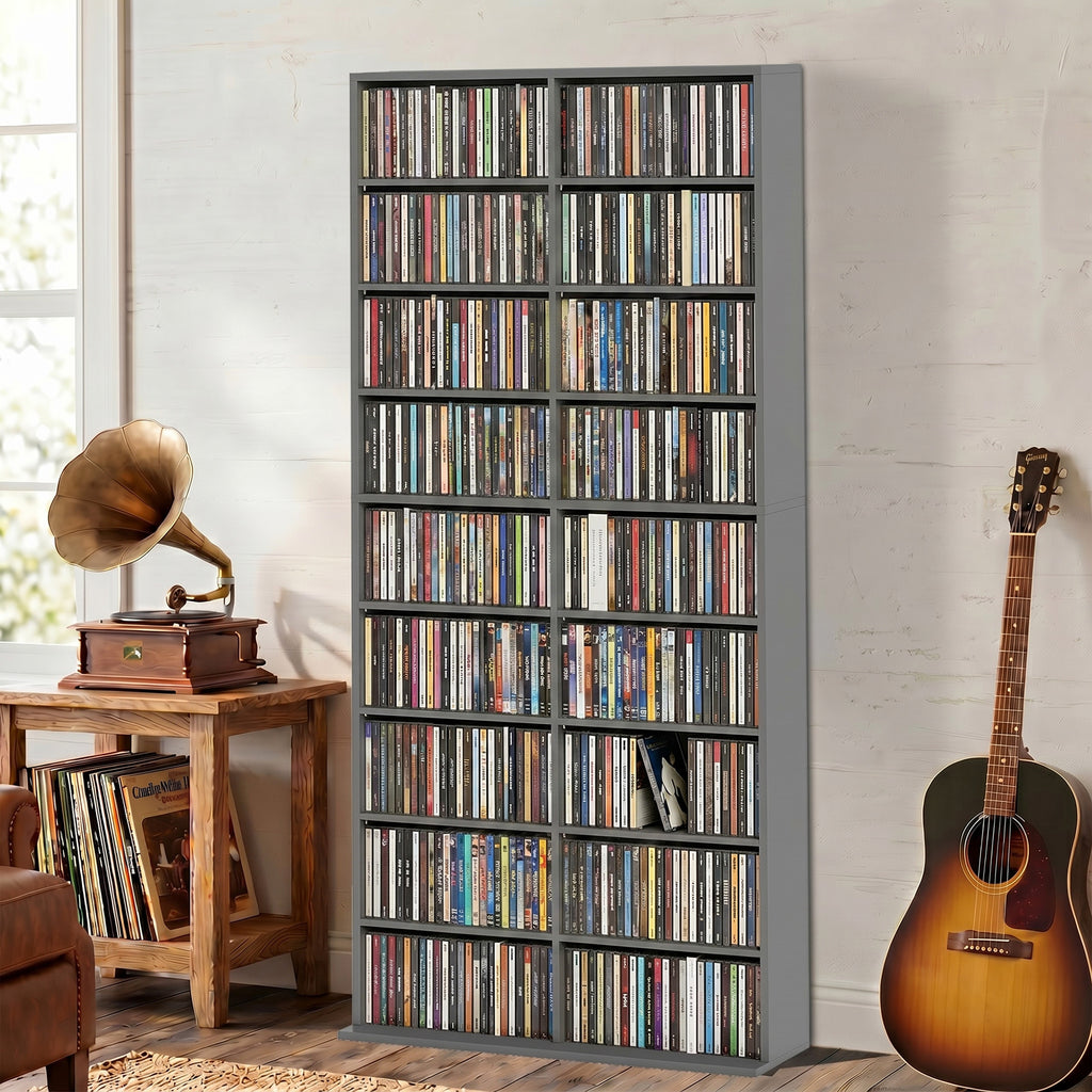 640 CD Storage Tower - Grey