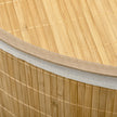 Corner bamboo laundry basket – image 8