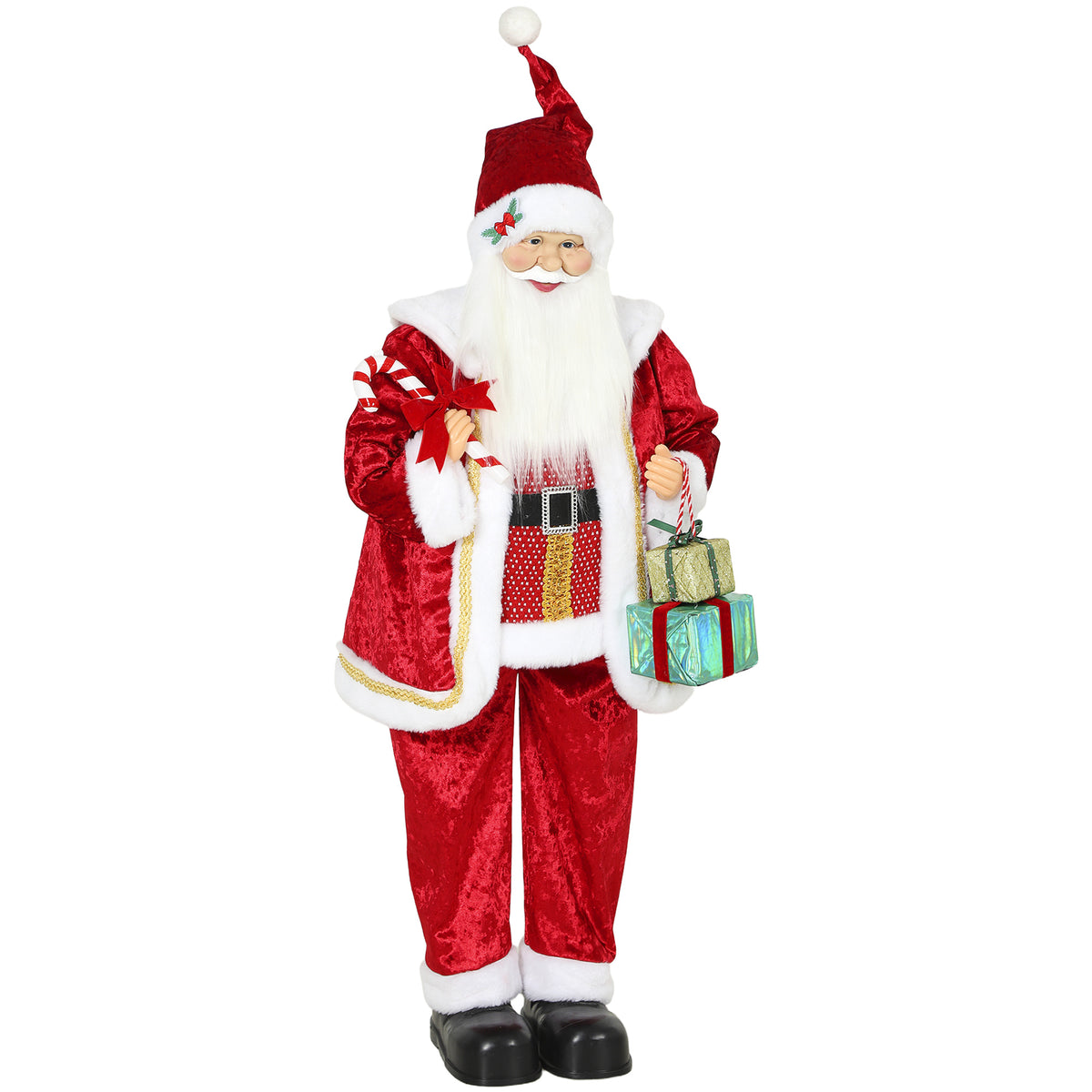 120cm Singing and Dancing Santa on a white background