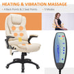 Heated massage executive chair – image 4