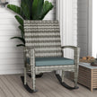 Rattan rocking chair – image 2