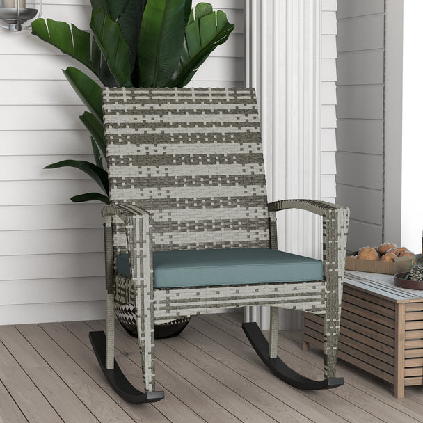 Rattan rocking chair – image 2