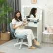 Light blue vanity office chair – image 2