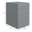Lockable steel filing cabinet – image 3