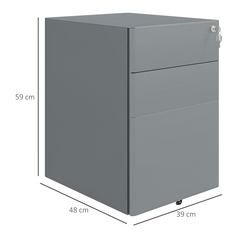 Lockable steel filing cabinet – image 3