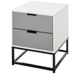 Chevron bedside cabinet – image 10