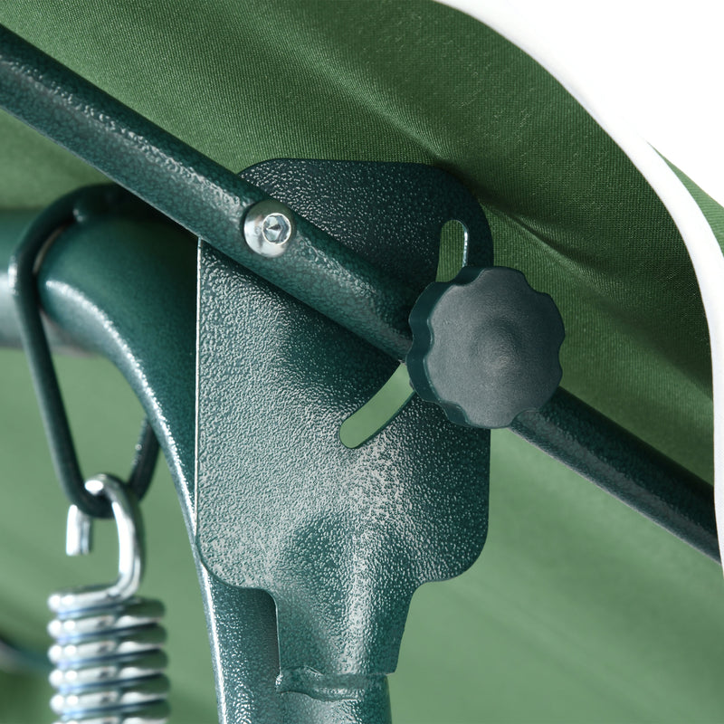 Green striped swing seat – image 8