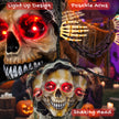 170cm Animated Chained Grim Reaper with Moving Hands & Sound – image 6 of 9