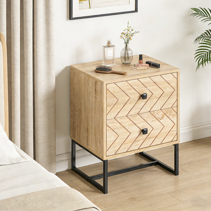 Zig-zag bedside table – image 2