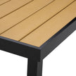 8-seater wood-effect garden table – image 9