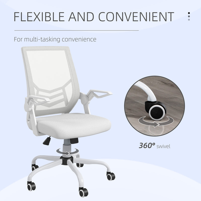 White mesh office chair – image 8