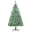HOMCOM 5FT Indoor Christmas Tree Artificial Decoration Xmas Gift with Metal Stand Branch Tips – view 10