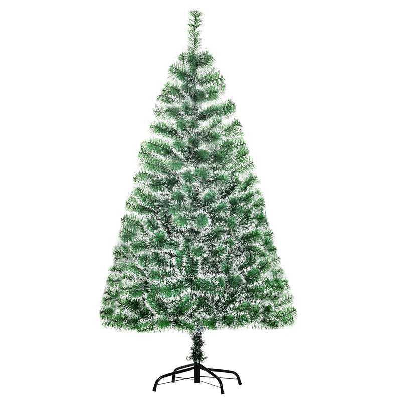 HOMCOM 5FT Indoor Christmas Tree Artificial Decoration Xmas Gift with Metal Stand Branch Tips – view 10