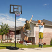 Adjustable basketball hoop with weighted base – image 2