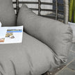 Teardrop rattan egg chair – image 8