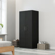 Black panel door wardrobe – image 10
