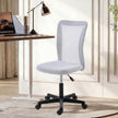 Vinsetto Mesh Office Chair Armless Swivel Executive Computer Desk Chair Adjustable Height Wheels White – view 2