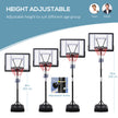 Adjustable basketball hoop and stand – image 6