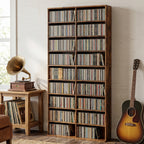 640 CD Storage Tower - Rustic Brown