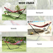 Outsunny 298 x 117cm Hammock with Stand Camping Hammock with Portable Carrying Bag, Adjustable Height, 120kg Load – view 6