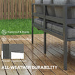 Aluminium corner lounge set – image 7