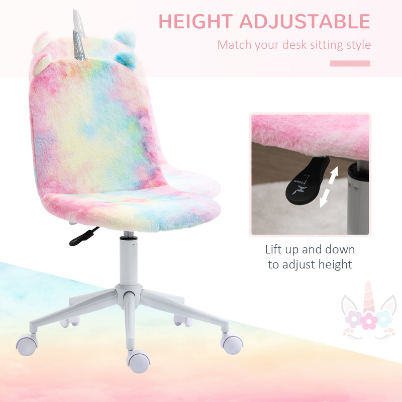 Fluffy unicorn desk chair – image 5
