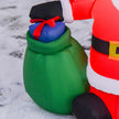 Close-up of a decorative detail on the 4ft Santa