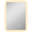 70 x 50 cm portrait LED bathroom mirror with Bluetooth and anti-fog