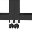 HOMCOM Foldable Desktop, Computer Desk with Storage Shelves, 80 x 69 x 155 cm, Black – view 10