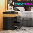 Black LED bedside table – image 7