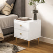 White & gold bedside table – image 8