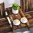 Garden loveseat with table – image 8