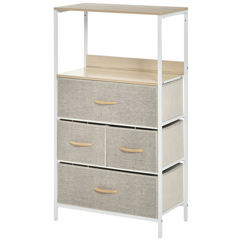 4-drawer fabric storage unit – image 10