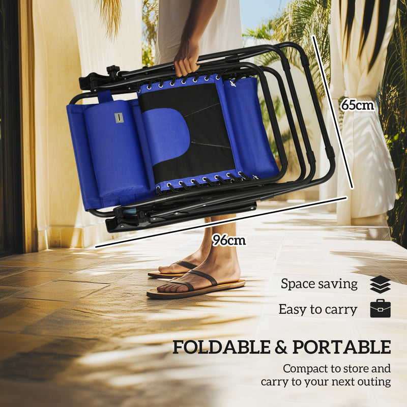 Blue zero gravity chair – image 7