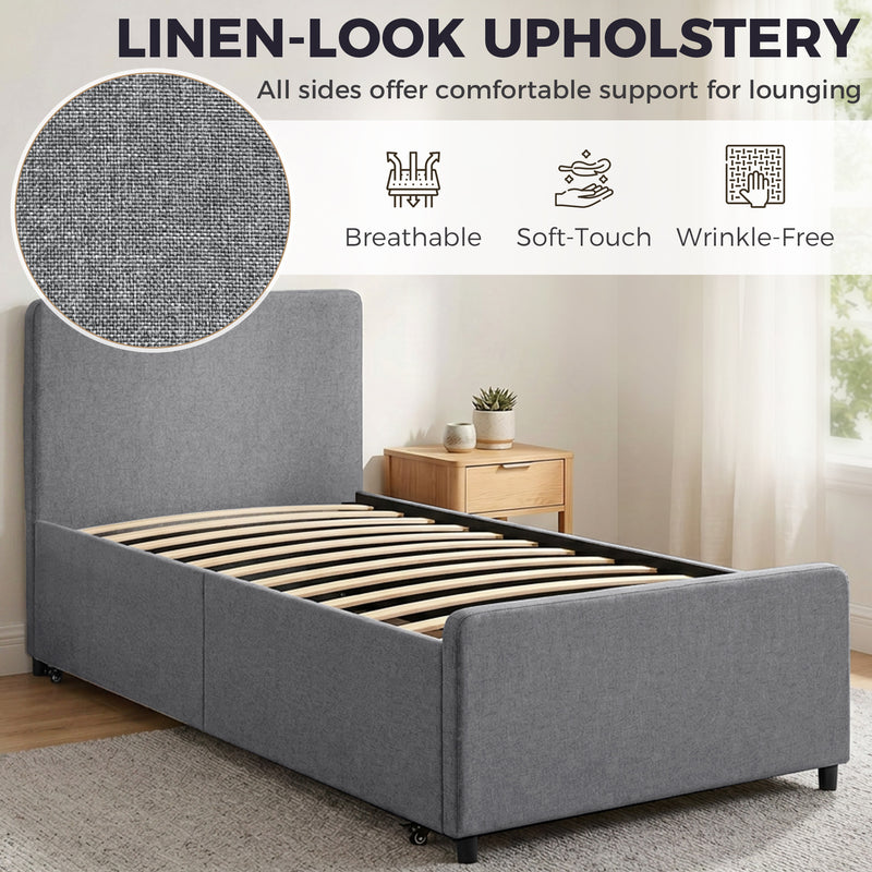 Single trundle bed – image 5