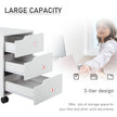 3-drawer mobile filing cabinet – image 4