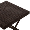 Folding rattan side table – image 9