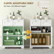 Bathroom floor cabinet with 2 drawers – image 5