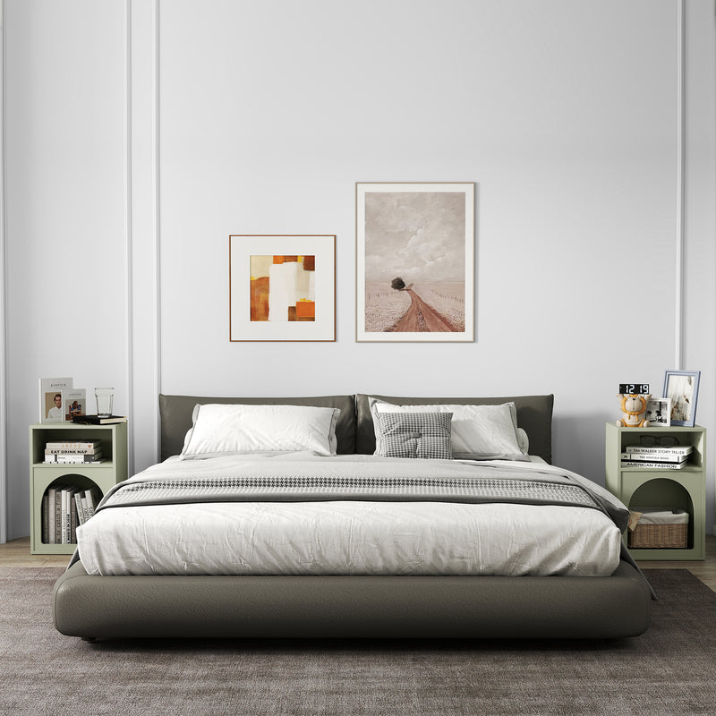 Set of 2 arched bedside tables – image 2