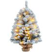 3ft pre-lit snowy tabletop Christmas tree – image 10