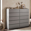 HOMCOM Chest of Drawers, 5-Drawer Storage Cabinets, Modern Dresser, Storage Drawer Unit for Bedroom – view 9