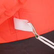 Close-up of a decorative detail on the 6.6ft Santa on polar bear Christmas inflatable